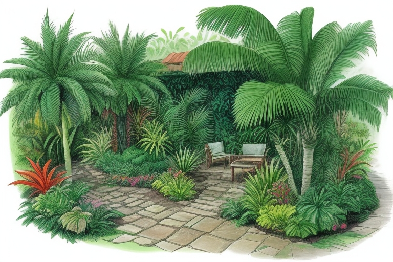 How To Create A Tropical Garden - Plan Of A Tropical Garden