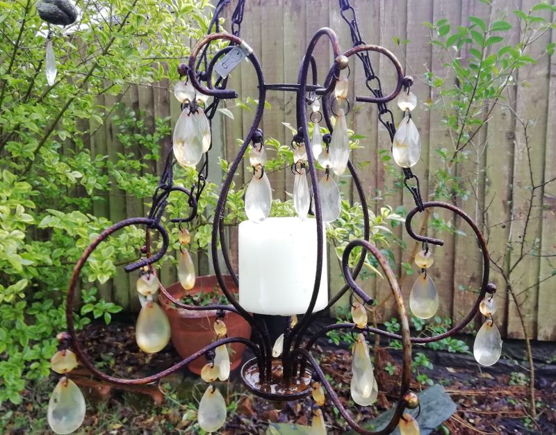 Light Up Your Garden Without Electricity - Candle Chandelier