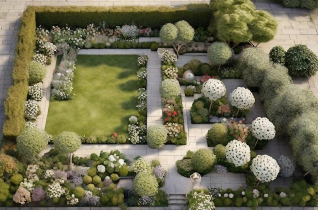How To Design A White Garden - Design Plan
